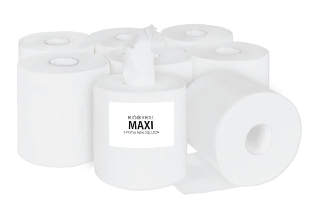 Utěrky (jednorázové, dvouvrstvé) - 500 útržků /20 x 19 cm/