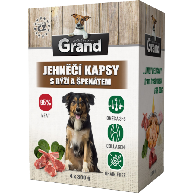 GRAND deluxe jehněčí - 4x300g