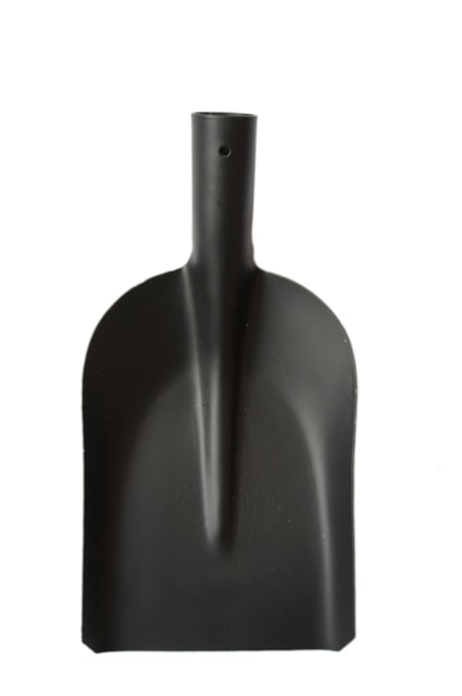 Lopata ocelová drenážní, černá, 190x290 mm