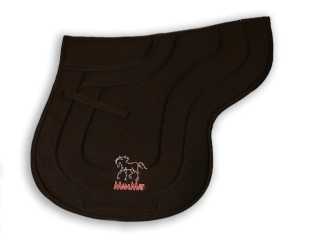 Podsedlová dečka VYKROJENÁ - malé polstrování M - černá