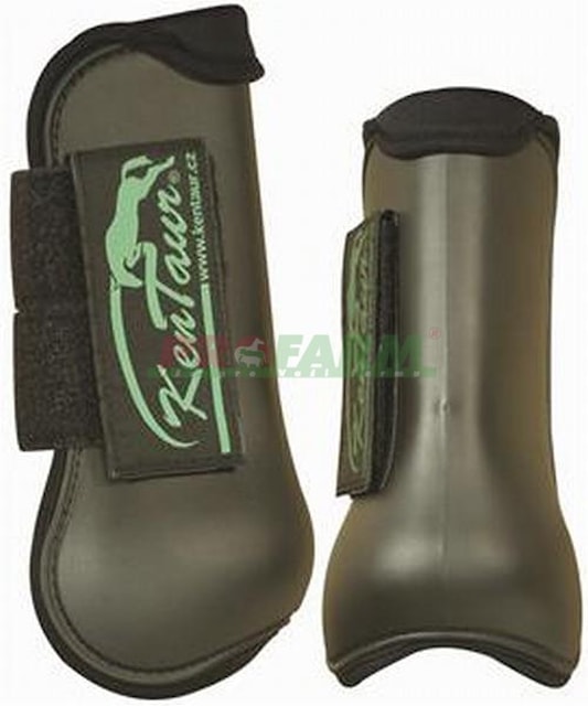 Chrániče Profi Jump s neoprenem černé, Velikost 3