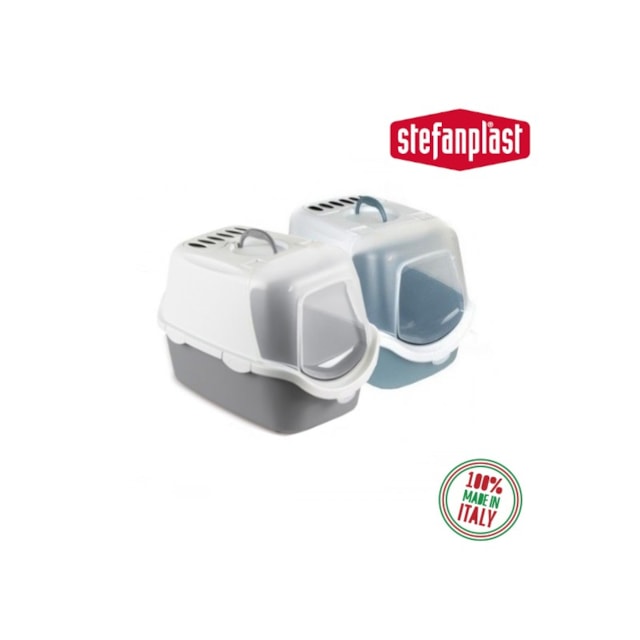 Toaleta krytá pro kočky s filtrem a lopatkou -  Cathy Easy Clean