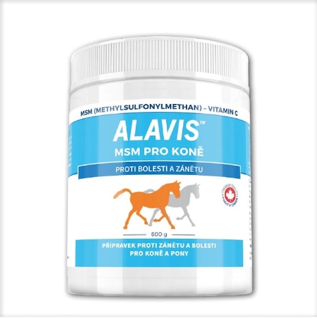 ALAVIS MSM pro koně 600 g + vitamin C
