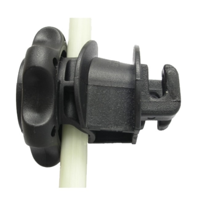 Izolátor na lanko s maticí (do tyče o prům. 14 mm)