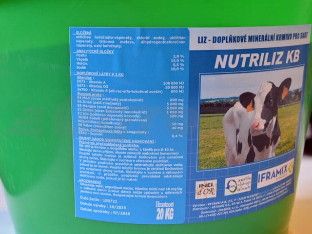 Nutriliz KB s mědí /20 kg/