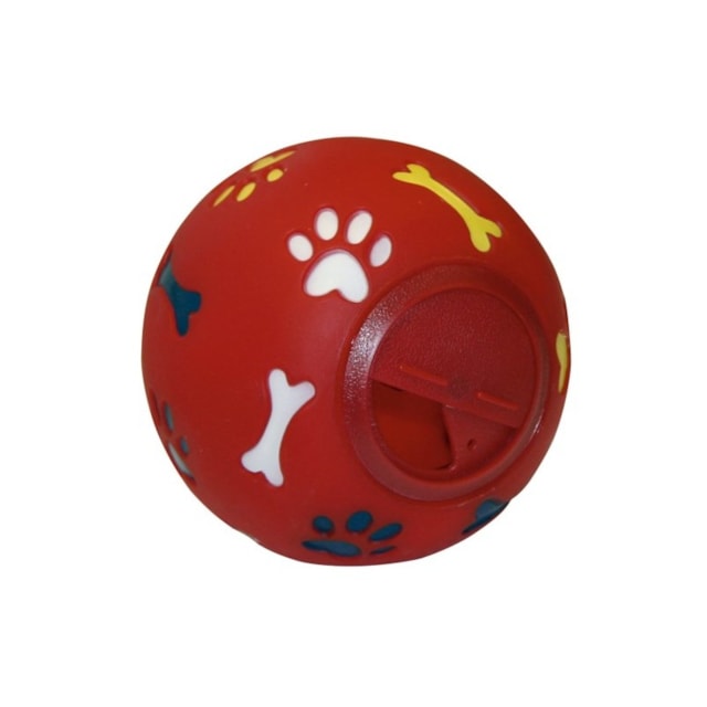 Hračka pro psy interaktivní - míček na pamlsky 11 cm