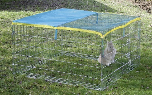 Výběh pro králíky, morčata a jiné hlodavce /115 x 115 x 65 cm/