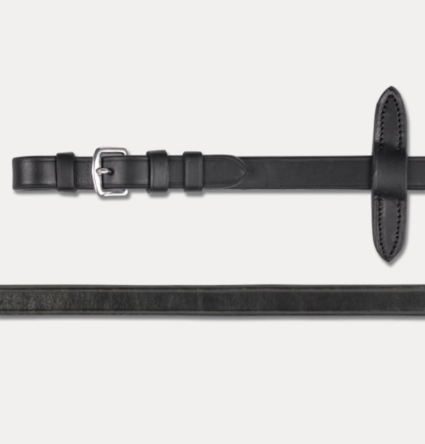 Otěže kožené hladké Waldhausen černé