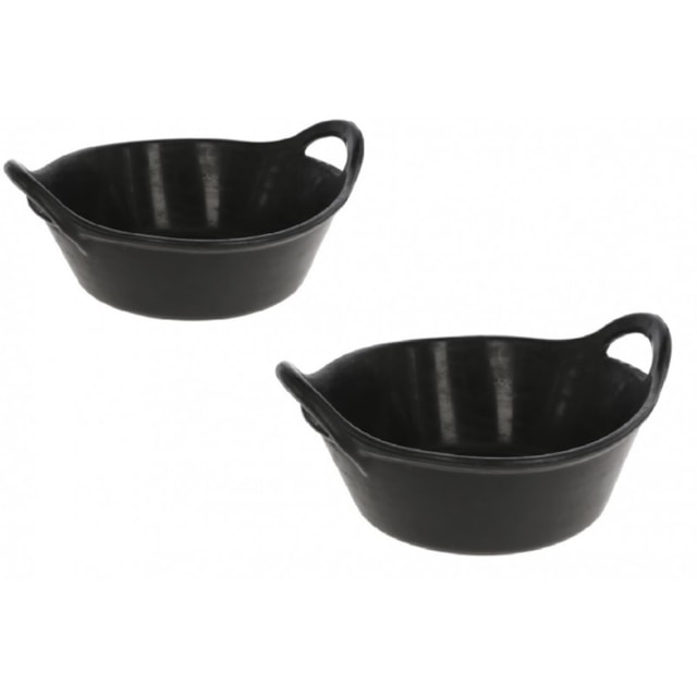 Krmné koryto, gumové, flexibilní, černé, 20 L