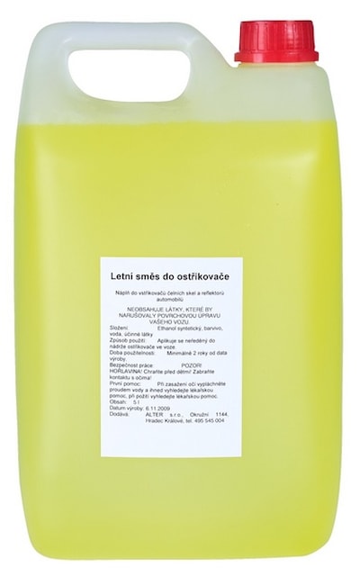 Směs letní do ostřikovačů 5 l