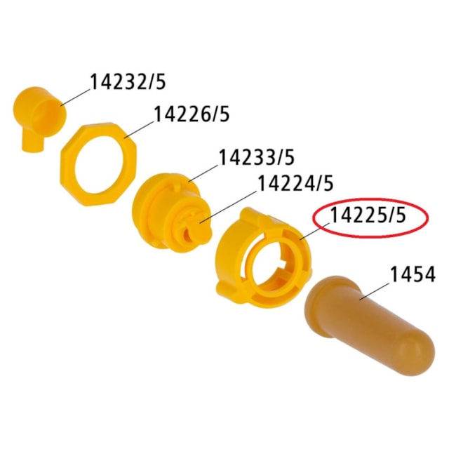 Bajonet náhradní pro ventil hygienický, 5 ks