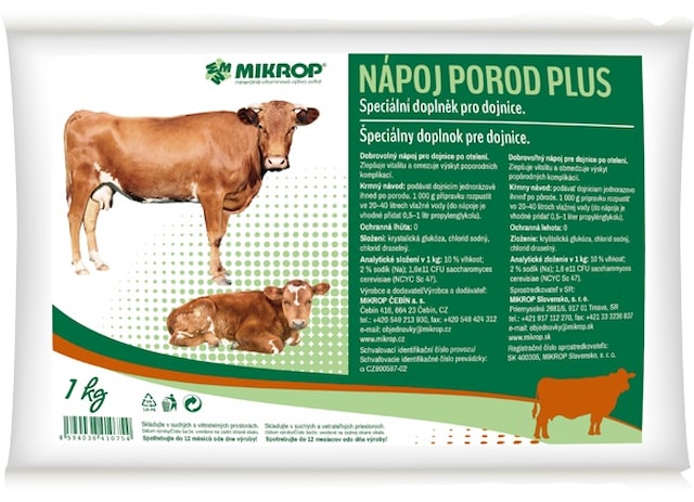 Porod plus - nápoj po otelení