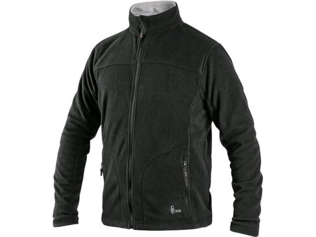 Mikina GRANBY, pánská, fleece, černá, vel. XL