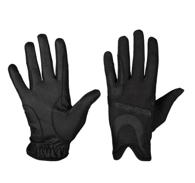 Rukavice Horka letní třpyt. pásek černé