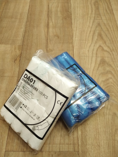 Návlek na rukáv bílý/modrý (100ks)