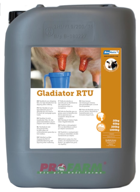 Gladiátor RTU, po dojení