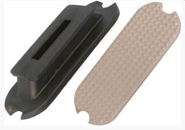 Gumy do třmenů rovné 10 cm bílé