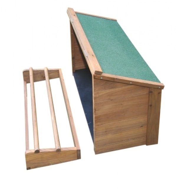 Hřad a kukaň pro drůbež - FORTUNA (63 x 41 x 41 cm)