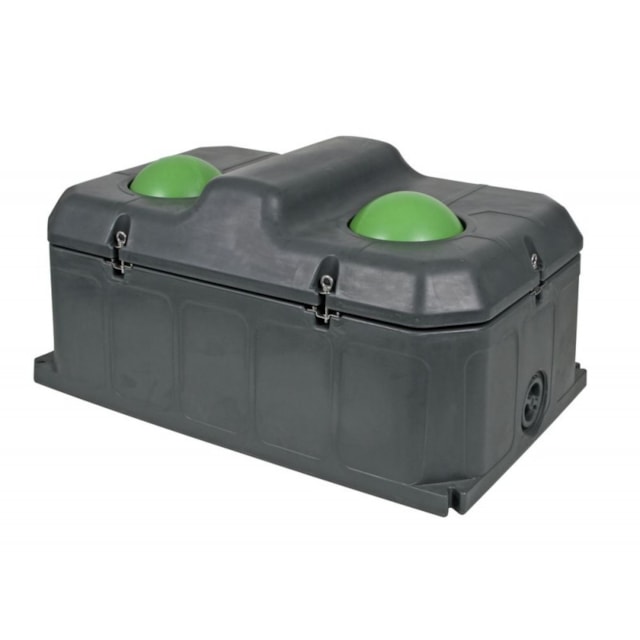 Napáječka míčová pro skot a koně - plastová, nezámrzná, dvoumístná /100 L/