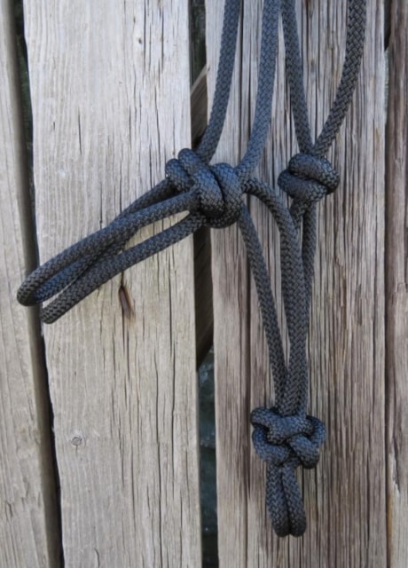 Ohlávka provazová /černá/, Velikost 3