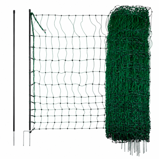 Síť (vodivá) pro drůbež se dvěma hroty /1,22 m x 50 m/