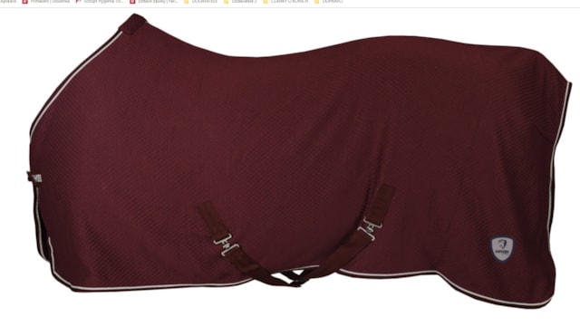 Deka luxusní odpocovací bambusová Horka 165 vínová