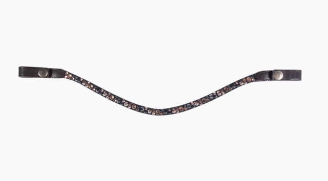 Čelenka Rosegold Glamour hnědá