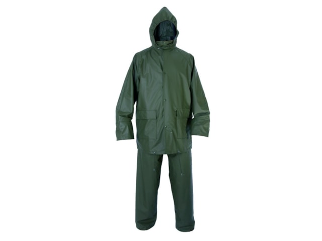 Oblek PU, nepromokavý, zelený, Velikost 3XL