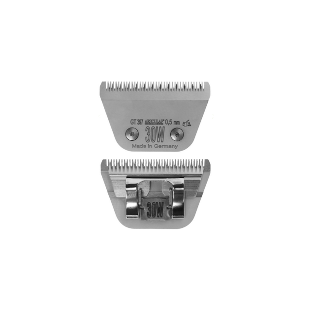 Hlava stříhací SnapOn pro strojky Aesculap, č. 30W - GT397 / délka střihu 0,5 mm