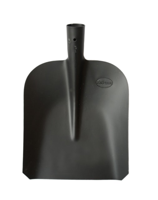 lopata ocelová stájová, černá, 230x280 mm