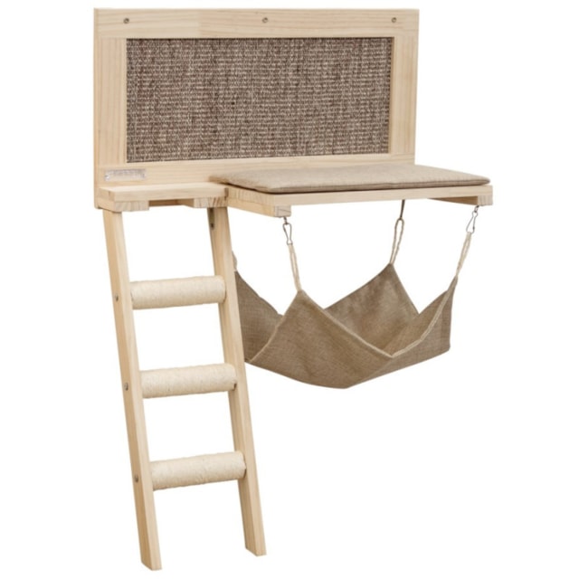 Škrabadlo (nástěnné) pro kočky - odpočívadlo pro kočku Timber /58 x 89 cm/