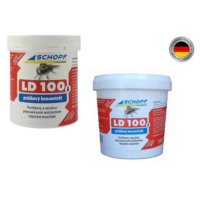 LD 100 A insekticid na mouchy, 1000 g