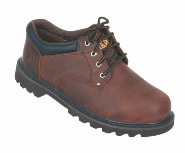 Obuv ROAD MADISON polobotka, kožená, hnědá , Velikost 46