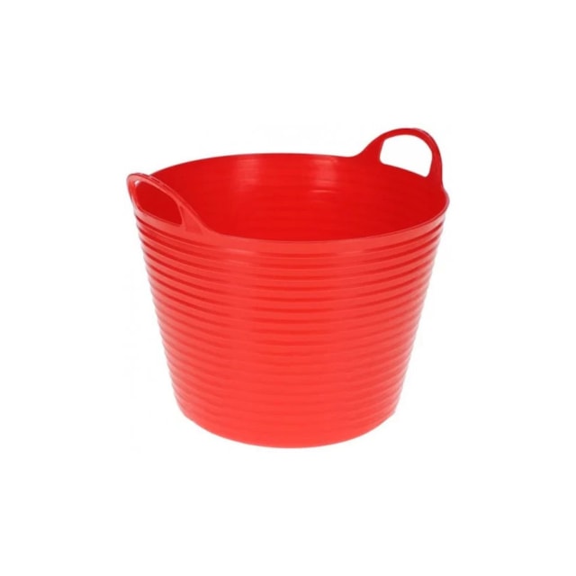 Koš, vědro, flexibilní 42 l, červená