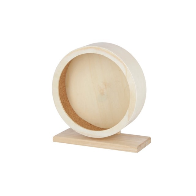 KERBL Kolotoč pro křečky a malé hlodavce dřevěný, 29 cm