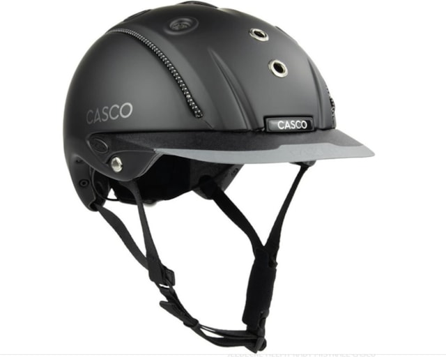 Přilba Casco Mistrall black CASCO dekor VG1