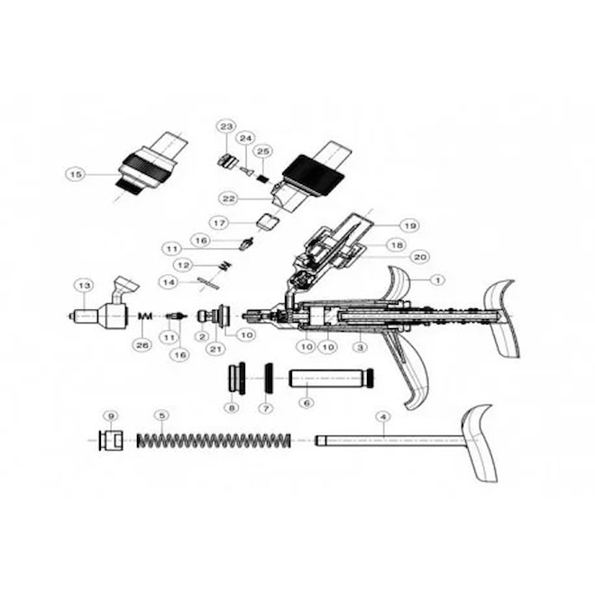 Náhradní díly pro FERRO-MATIC M91, O-kroužek, těsnění č.10 přední části válce