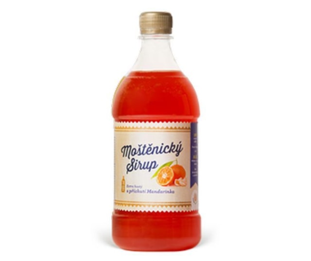 Sirup Muštěnický 700 ml - mandarinka