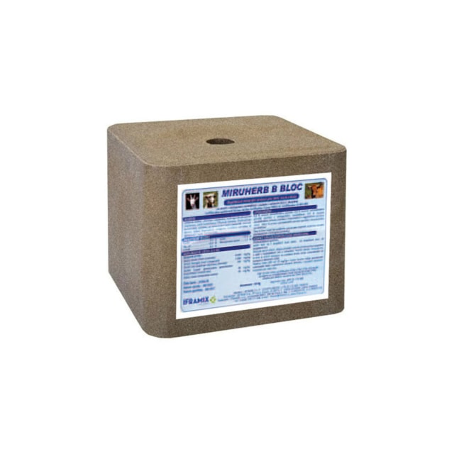 Liz solný minerální Miruherb pro skot, ovce a kozy, 10kg