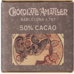 Čokoláda Amatller hořká mini tabulka 5g