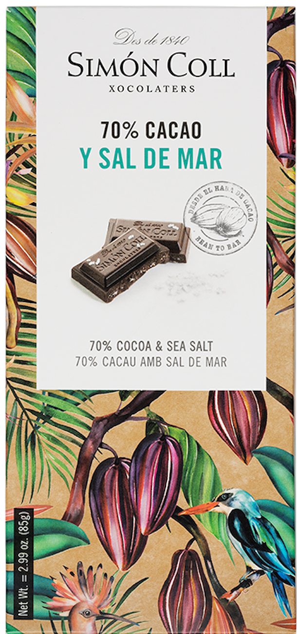 SC hořká 70% čokoláda s mořskou solí 85g