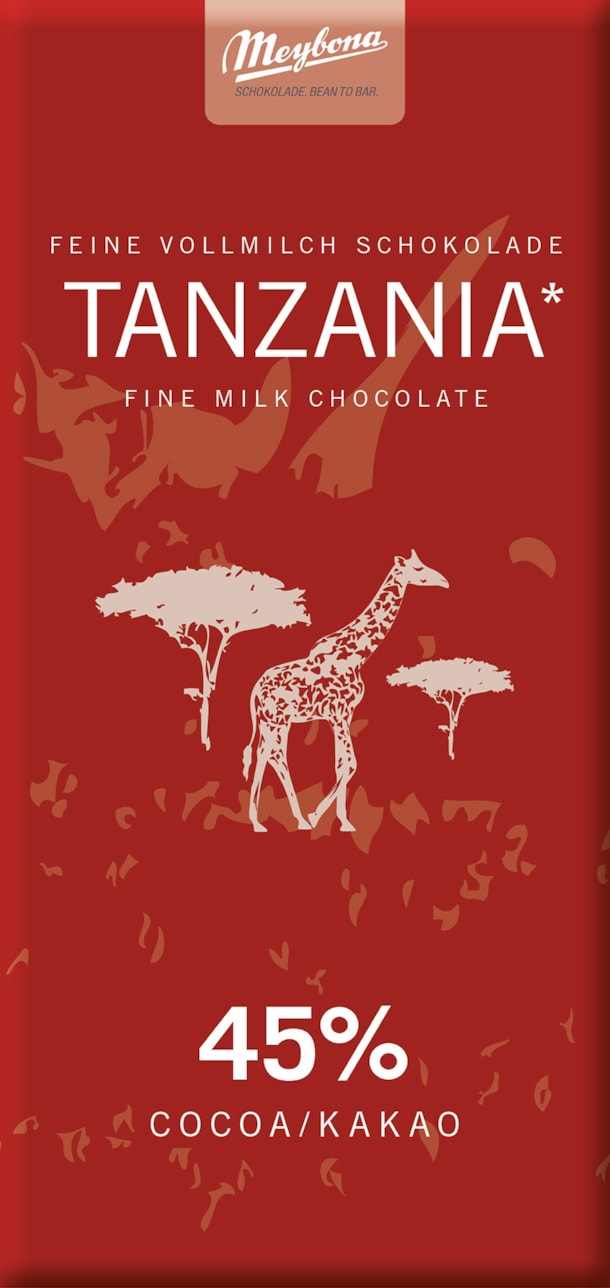 ME Tansania 45 % - mléčná čokoláda 100g