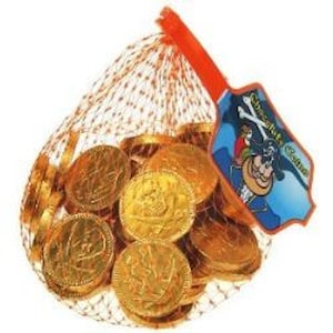 STE - čokoládové mince v síťce 60g