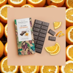 SC hořká 70 % čokoláda s pomerančem 85g