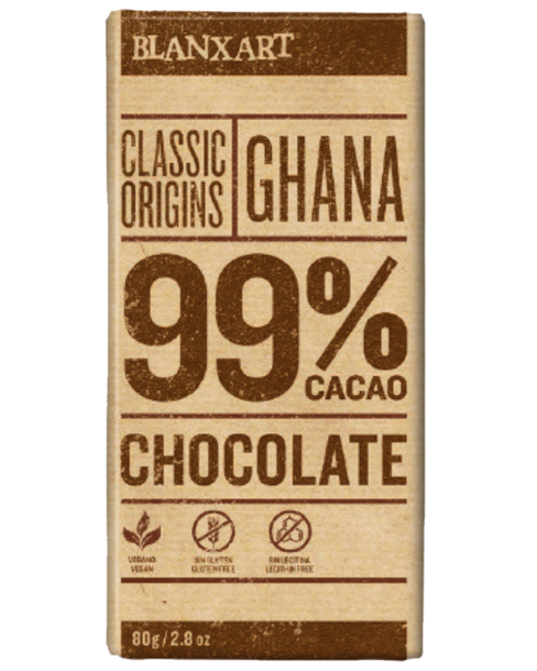 BX Hořká 99% čokoláda Ghana 80g