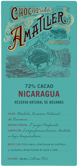 AM Nicaragua 72 % hořká čokoláda 70g