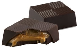 BE Pralinky z hořké čokolády se slaným karamelem 100g