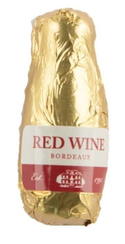 Chateau Carré - čokoládové lahvičky s vínem 200g / dřevo