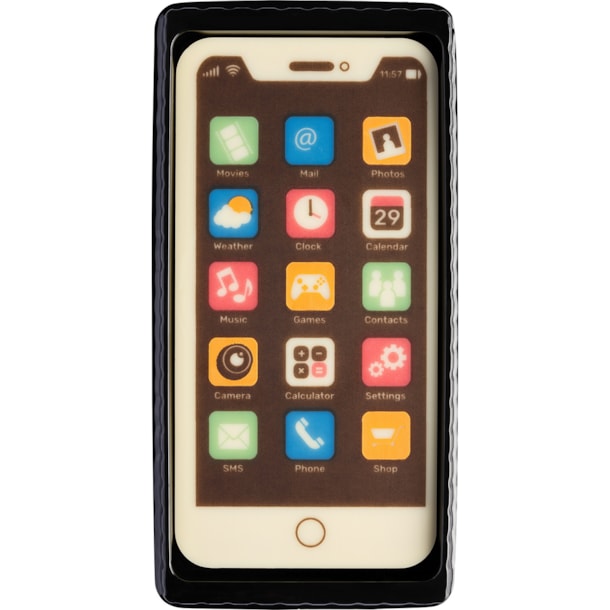 WE Telefon z bílé čokolády  40g