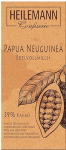 HE Papua-Nová Guinea - Mléčná 39 % čokoláda 80g